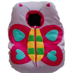 Butterfly Infant Car Seat Fleece Cover
