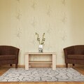 Hand-crafted Solid Grey Swirl Awendaw Wool Rug (9' x 12')