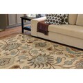 Hand-tufted Amanda Ivory Floral Wool Rug (9' x 12')