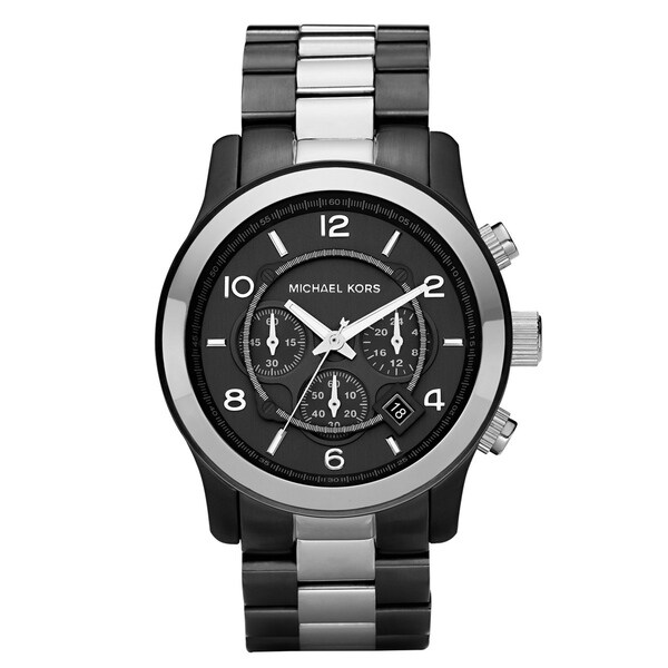michael kors runway two tone smartwatch
