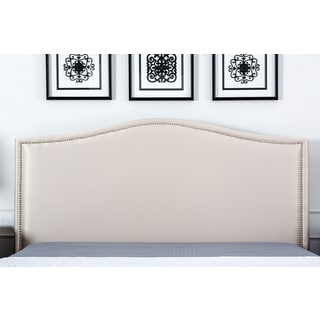 ABBYSON LIVING Camden Cream Fabric Queen-size Platform Bed