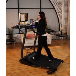 Exerpeutic 990 High-Capacity Work and Fitness Desk Station Treadmill-Image