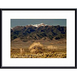 John K. Nakata 'High Desert Landscape' Metal Framed Art Print-Image