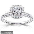 14k Gold 3/4 ct TDW Diamond Halo Engagement Ring (H-I, I1-I2)