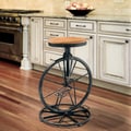 Christopher Knight Home Michaelo Bicycle Wheel Adjustable Barstool
