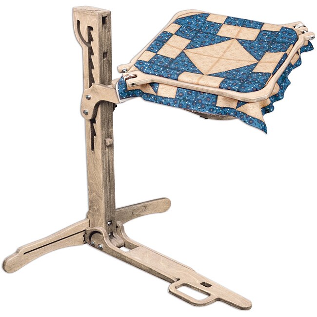 Grace 'Hoop 2' 18" Wood Quilting Hoop and Stand Overstock Shopping