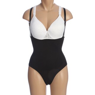 Co'Coon Women's Black Thermal Thong Body Shaper-Image