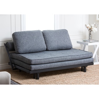 Abbyson Living Florence Graphite Fabric Convertible Sofabed
