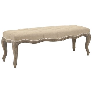 Sale Price Safavieh Limoux Grey Carved Oak Bench