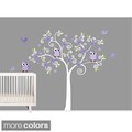 Nursery Wall Art Girl's Curl Tree Branch Decal Set