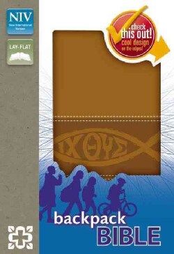 Holy Bible: New International Version, Toffee Italian Duo-Tone Backpack Bible (Paperback)