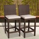 Atlantic Atlantic 'Olivia' Wicker Barstools (Set of 2)
