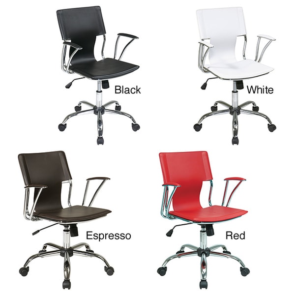 Office Star Dorado Office Chair With Fixed Padded Arms And Chrome Finish C754ee22 B087 42d6 9962 F2fc2743d47d 600 