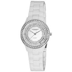 Akribos XXIV Women's Slim Ceramic Quartz Watch