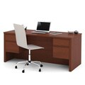 Durable Bestar Prestige Plus Six-Drawer Laminate Executive Desk