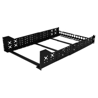 StarTech.com 3U Fixed 19 Adjustable Depth Universal Server Rack Rails