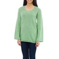 Alpaca Wool Blend 'Mint Charisma' Sweater (Peru)