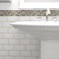 SomerTile Isle Baltica 11.75-inch Porcelain Mosaic Tiles (Pack of 10)