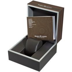 Maurice Lacroix Men's MP6508-SS001-130 'Master Piece' Silver Retrograde Dial Watch