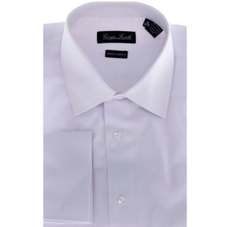 Men's White Modern-Fit Dress Shirt-Image