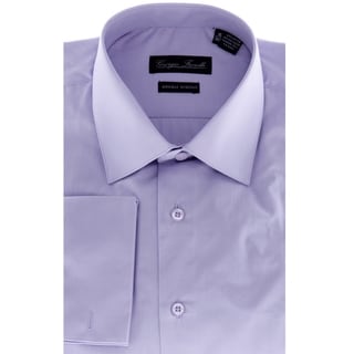 Men's Lavender Modern-Fit Dress Shirt-Image