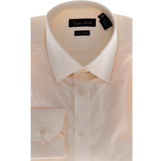 Men's Modern-Fit Dress Shirt, Beige-Image