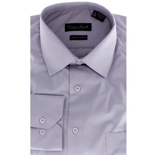 Men's Modern-Fit Dress Shirt, Grey-Image