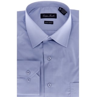 Men's Modern-Fit Dress Shirt, Blue-Image