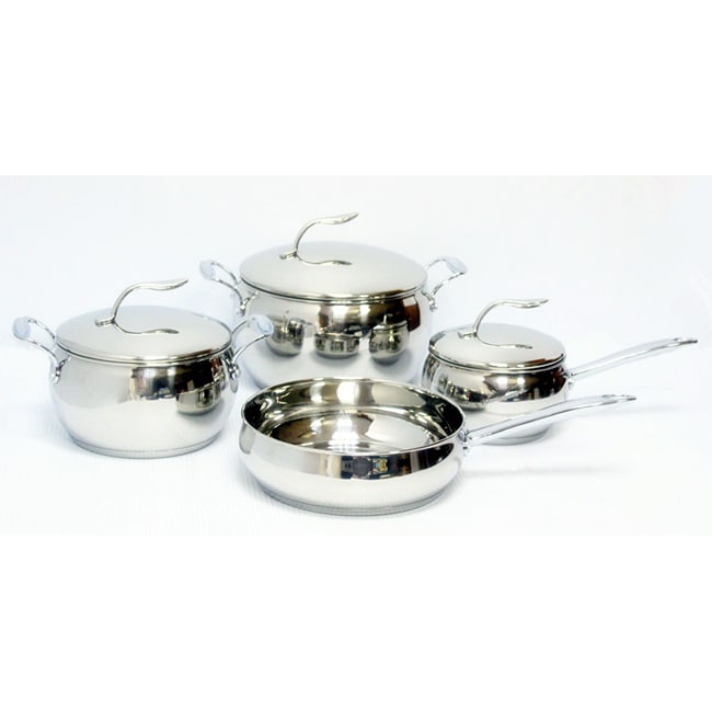 Gourmet Chef 7-piece Stainless Steel Cookware Set