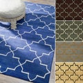 Handmade Luna Moroccan Trellis Wool Rug (5' x 8')