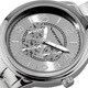 Vernier Women's V201 Round Silver Tone Crono Look Bracelet Watch