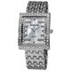 Vernier Woman's V1313 Sparkle Raised Relief Link Watch