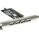 Manhattan 4-Port Hi-Speed USB PCI Card