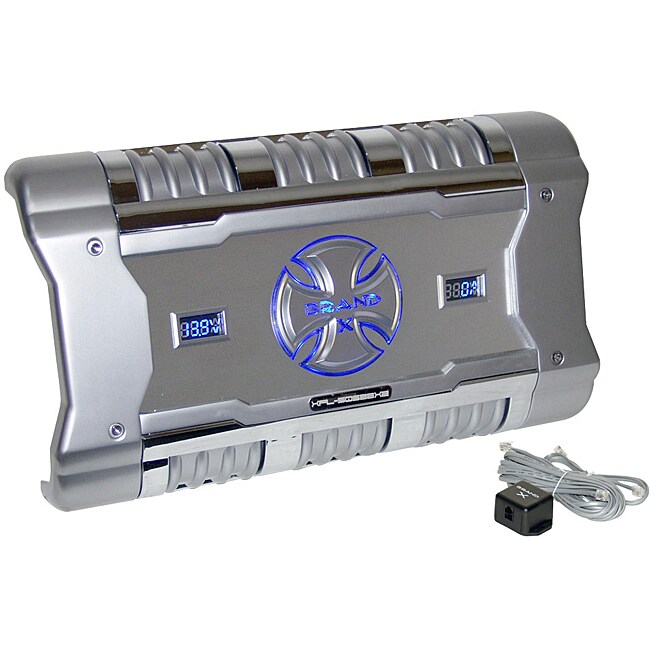 BrandX 588 Watt 2 Channel Mosfet Amplifier W/ Digital Voltage/Amperage Display