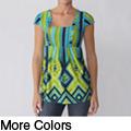 Coco Nut by Adi Junior's Geometric Print Cap Sleeve Top
