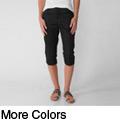 In Moda Women's Belted Capri Pants