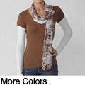 Love Always Junior's Long Sleeve Shirt/ Scarf Set