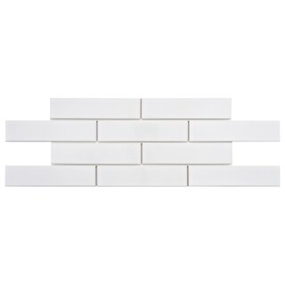 Compare Price SomerTile Victorian Soho Subway White Porcelain Tiles (Case of 100)