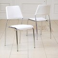 Christopher Knight Home Philadelphia White Modern Chairs (Set of 2)