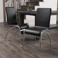Christopher Knight Home Kensington Black Modern Chairs (Set of 2)