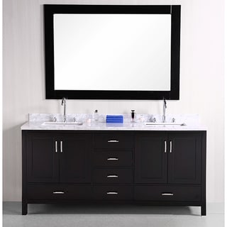 Double Sink Bathroom Vanity on Double Bathroom Vanities   Overstock Com  Buy Bathroom Furniture