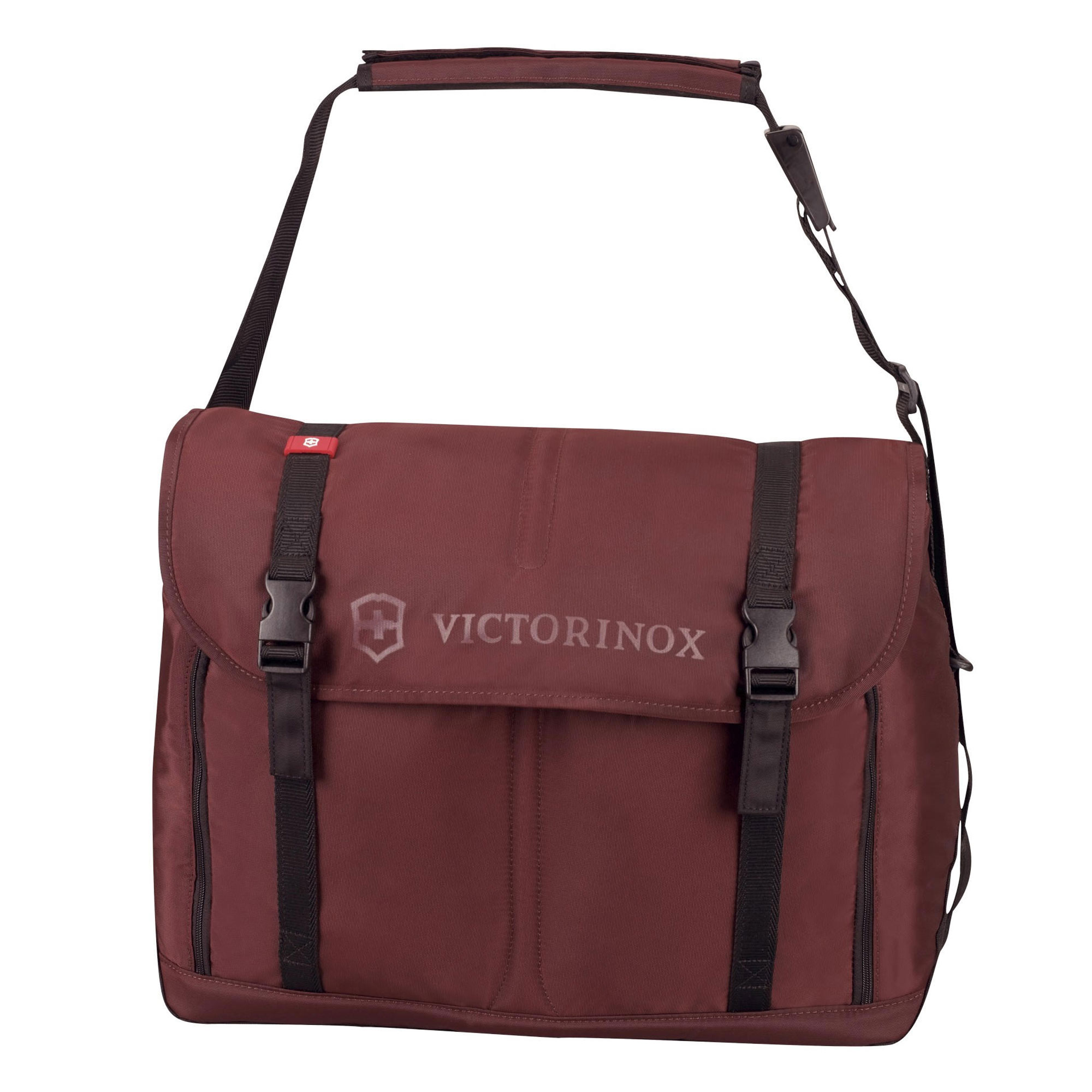 Victorinox Swiss Army Seefeld Maroon Weekender Travel Messenger Bag