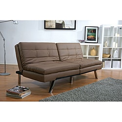 Online Specials  Memphis Taupe Double Cushion Futon Sofa Bed