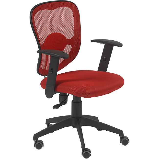Quincy Mesh Red And Black Office Chair L14098752 
