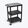Luxor 3-shelf Heavy Duty Utility Cart