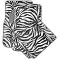 Safari Zebra Carpet Car Floor Mats (Set of 4)