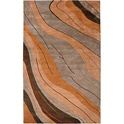 Low Price Hand-Tufted Hesiod Green Wool Rug (9' x 12')