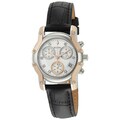 Bulova Women's 'Wintermoor' Stainless and Rose Goldplated Steel and Leather Quartz Chronograph Watch