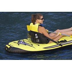 Rave Sports Sea Rebel Inflatable One-person Kayak with Paddle 