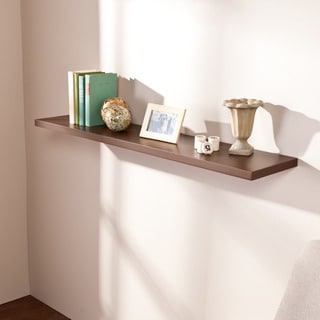 Vermont 48-inch Espresso Floating Shelf